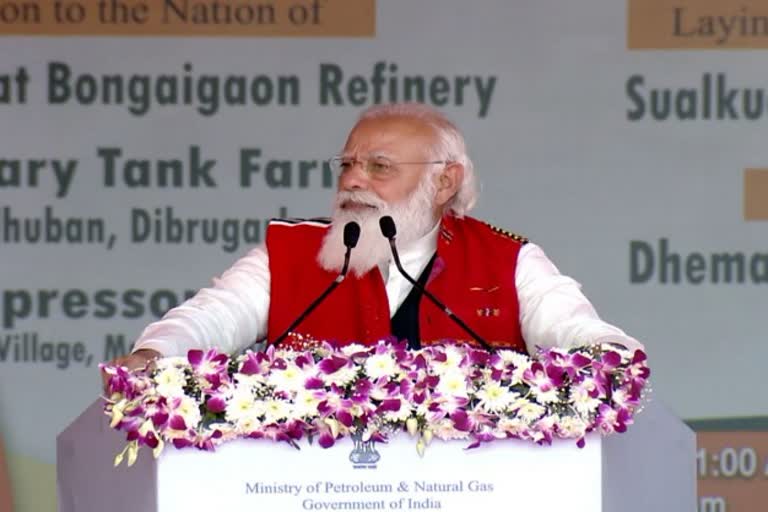 pm modi to visit assam and west bengal