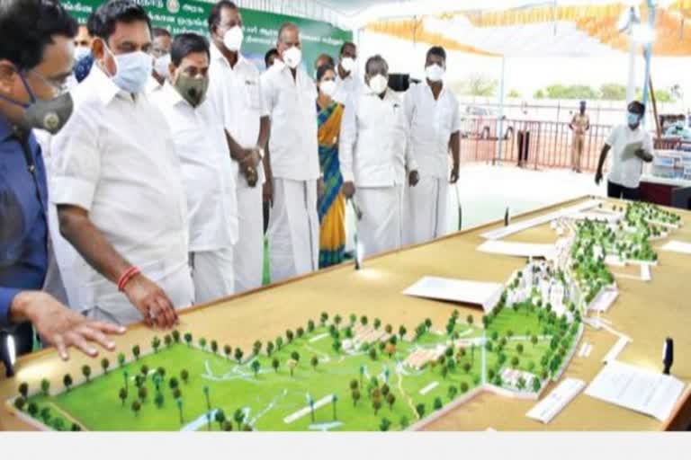 cm inaugurates the livestock park and veterinary college in Salem