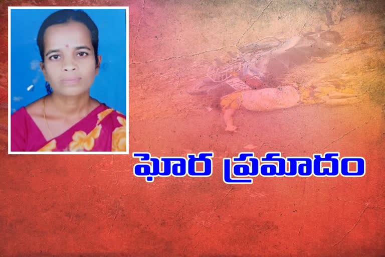Lorry, two-wheeler accident One killed in Ranga Reddy District