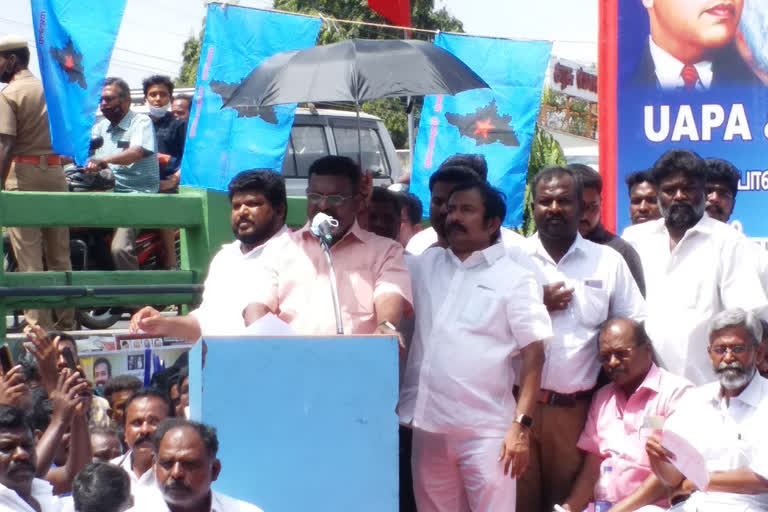 thirumavalavan says pudhucherry model is reharsal for tamilnadu