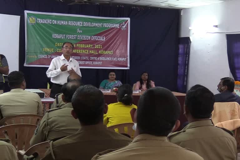 forest training in koraput coats