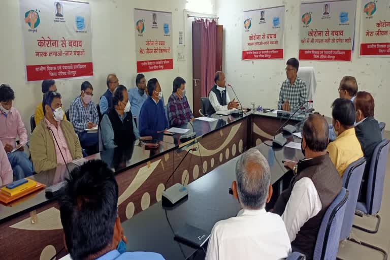 silicosis patient,  dholpur collector meeting