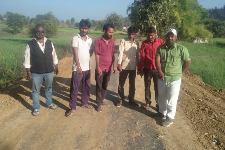 sidhi news, road constrution