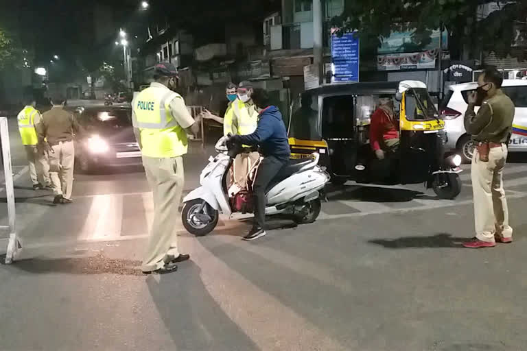 action taken against people during night curfew in pune