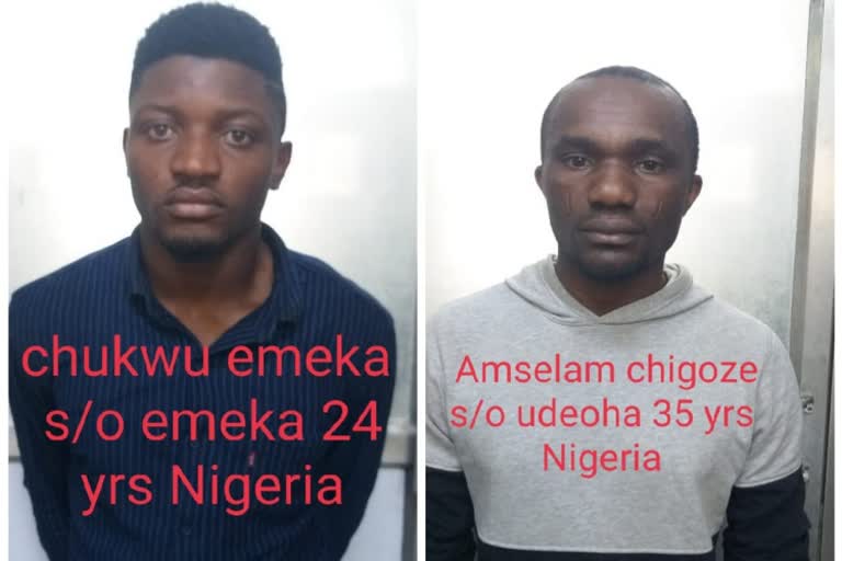 police arrested two Nigerian people