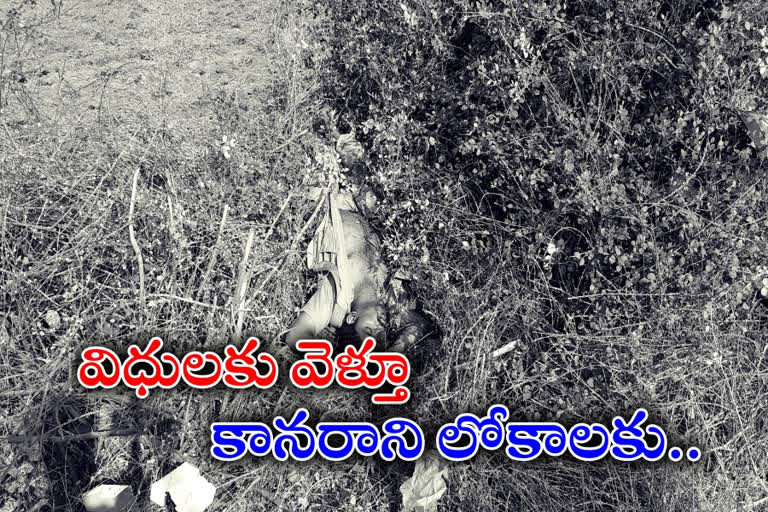 Ghora road accident took place near Imam Nagar in Enkoor mandal of Khammam district