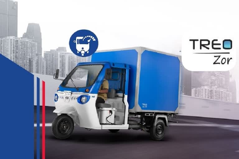 Mahindra E vehicle to Amazon delivery