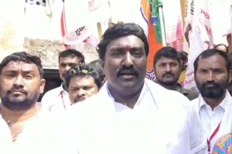 Janasena state spokesperson Venkata Mahesh