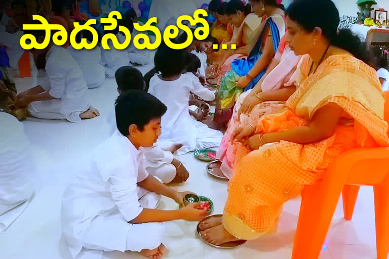 children worshipped their parents in hanamkonda