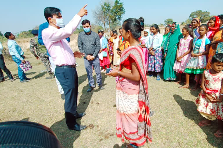 dc inspected borabandh in simdega