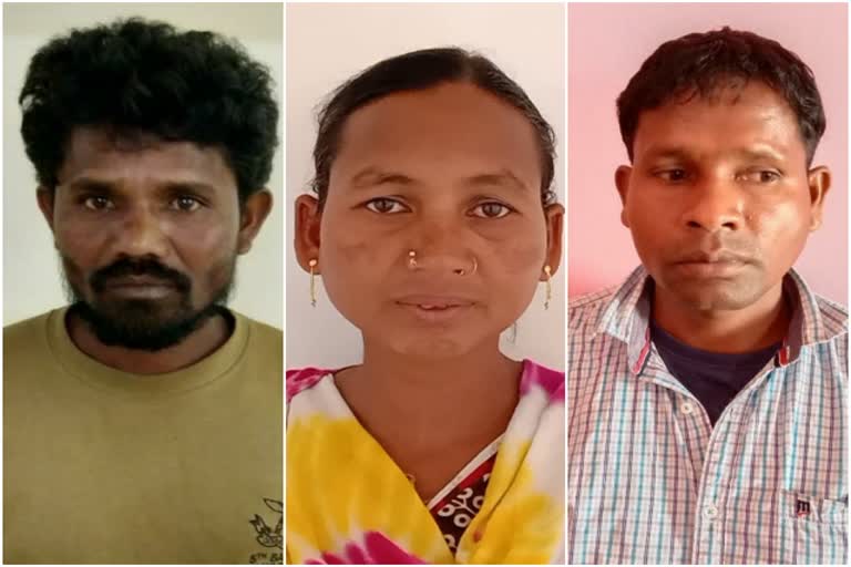 THREE NAXALITES ARRESTED