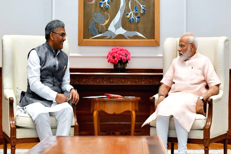 Uttarakhand CM Trivendra Singh Rawat PM Modi