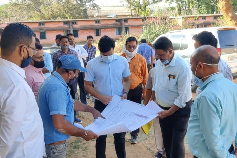 Collector inspected new English Medium School