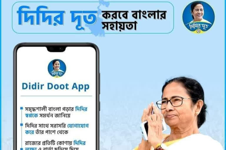 west bengal assembly election 2021: 5 lakh people downloaded didir doot app in 20 days