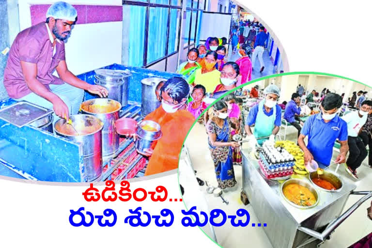 low quality food for patients in hyderabad government hospitals