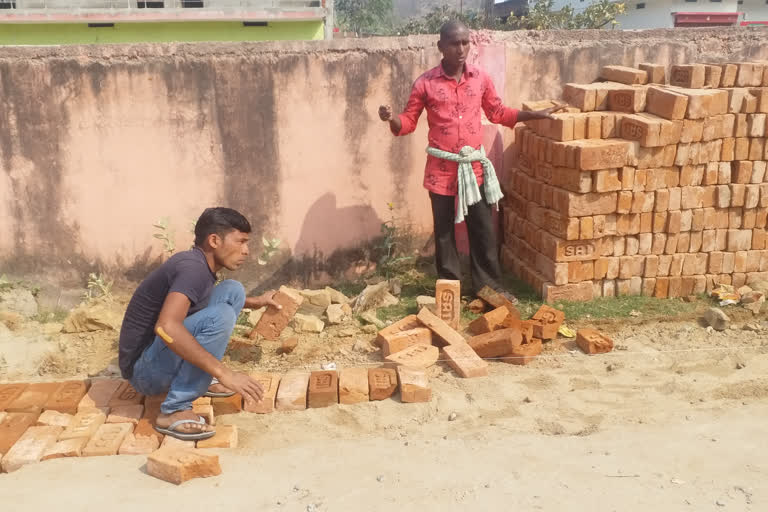 Theft of brick and ballast