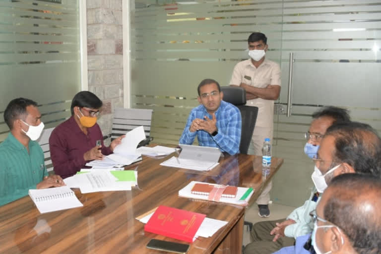 Nirmal District Collector Review Meeting on Progress of Housing Construction