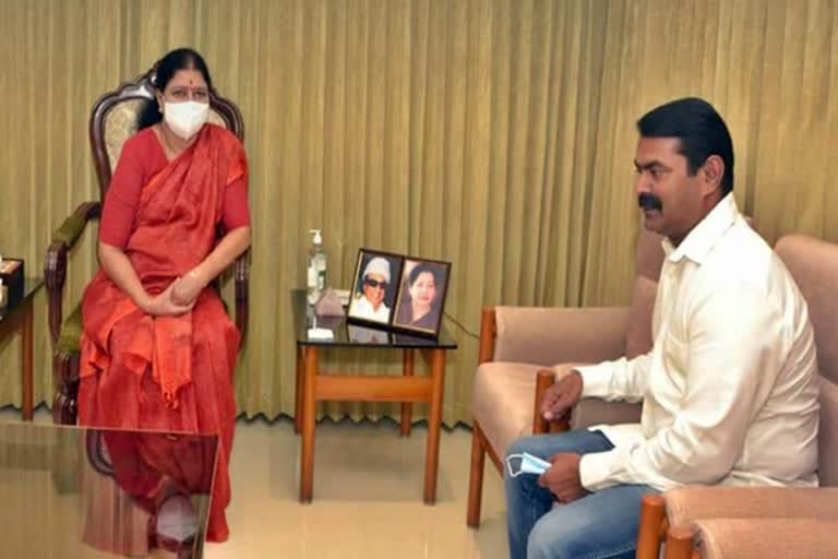 seeman meet sasikala