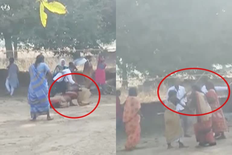 property Controversy; fight between siblings at chickballapura