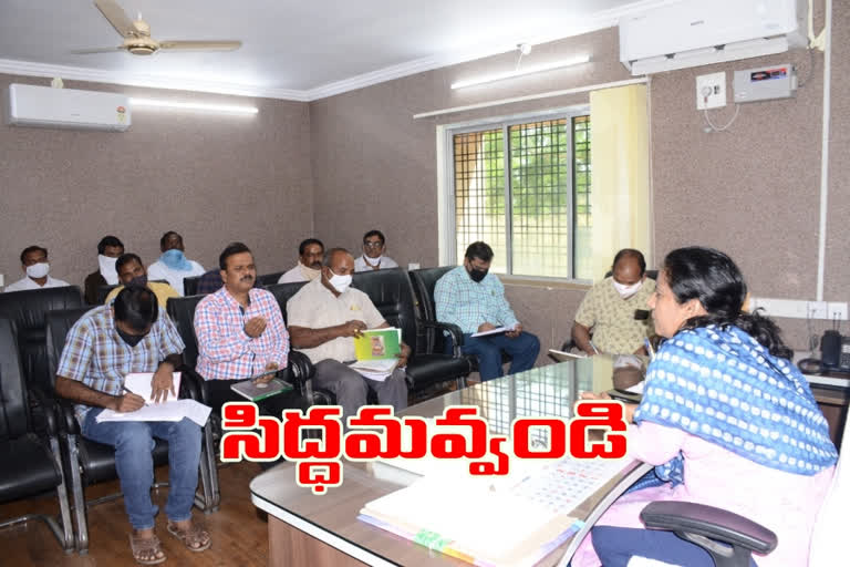 jayashankar bhupalpally joint collector meeting with marketing officers on paddy buying arrangements of in district