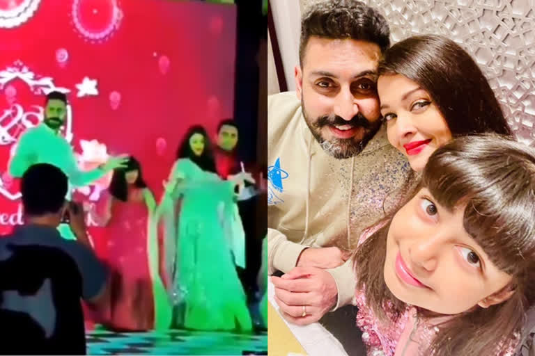 Aaradhya Bachchan dances on Desi Girl with parents, video viral