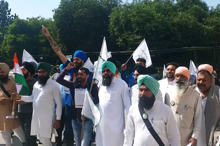 Farmers protest in Karnal