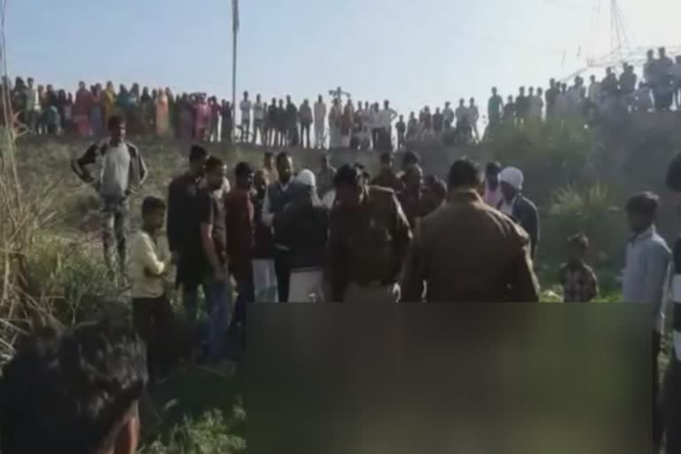 double murder in amroha, dead body found in field in amroha