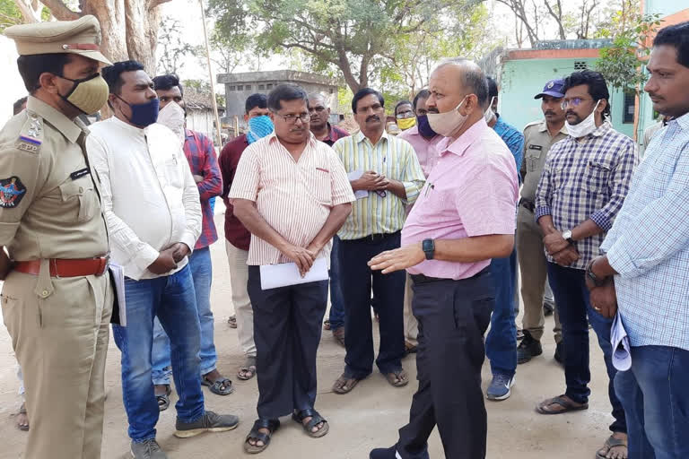 ollector harijawahar lal examines the arrangements for the salur municipal election