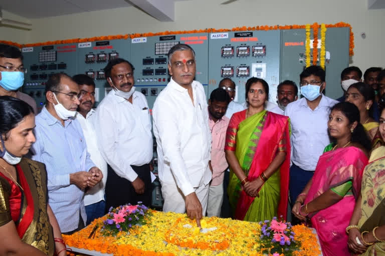 Minister Harish Rao inaugurated the power substation at Shankarampet