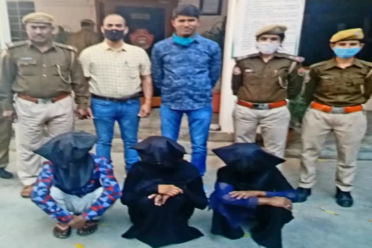 jaipur police, लूट गैंग का पर्दाफाश, jaipur crime news
