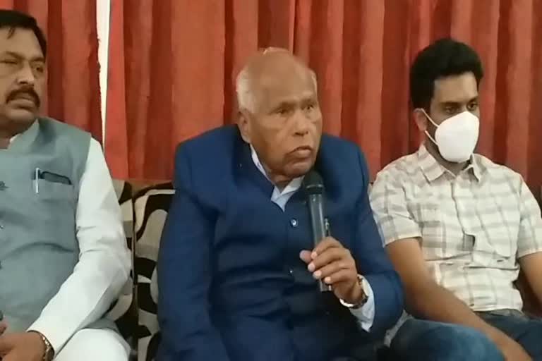 INTUC National President G Sanjeeva Reddy IN KORBA