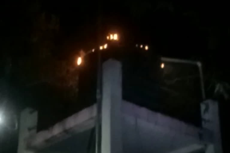 Viral video of fire in water tank