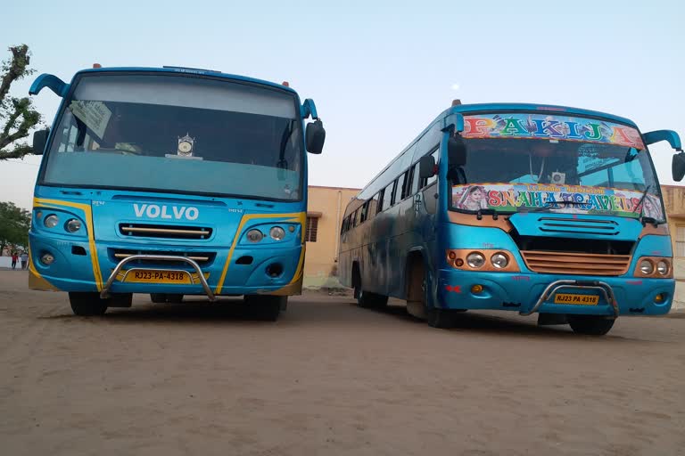 number two buses, fake buses of Churu