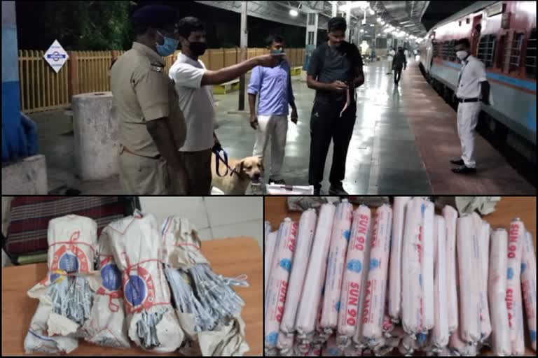 explosives seized from chennai express train