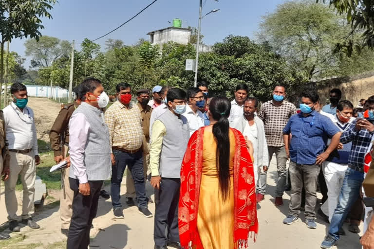 Inspection of Gopalpur Block