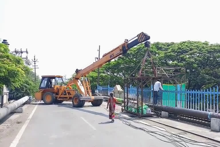 Irwin bridge work sangli