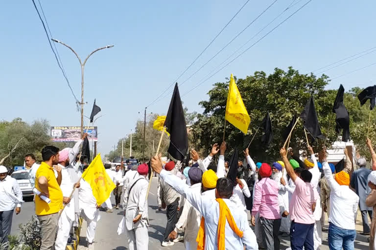 farmers protest sirsa