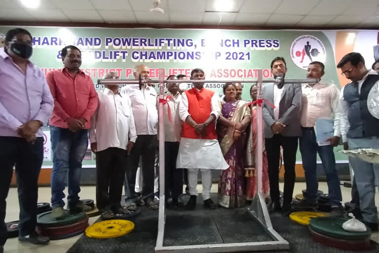 Power lifting competition organized in khunti