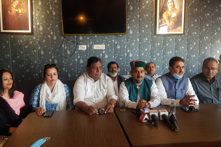 Press conference about farmers rally in Baddi