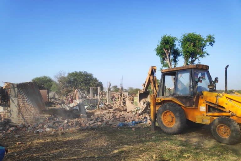 Encroachment removed from 30 bigha land