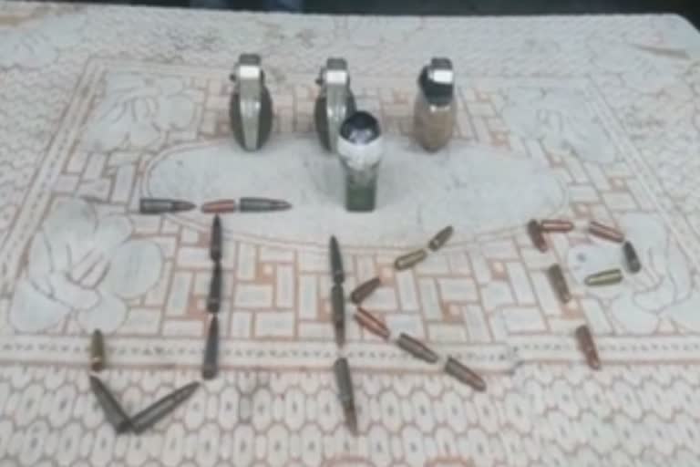 ammunition recovered near loc mendar of poonch in jammu and kashmir