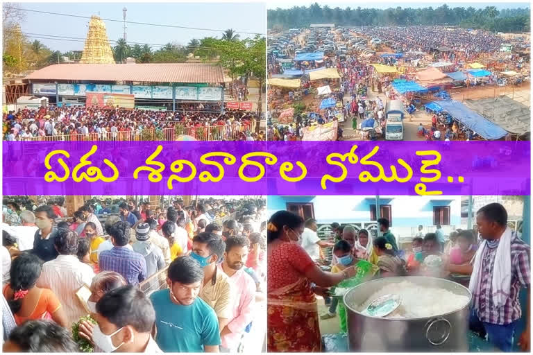 pilgrims que at vadapalli venkateswara swamy temple