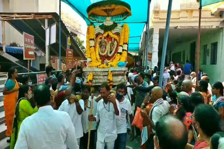 special pujas on Annavaram Swami temple