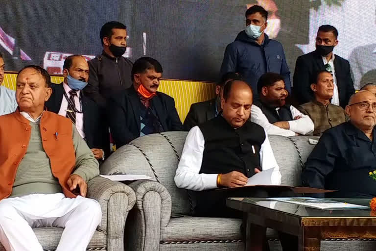 CM Jairam Thakur public meeting