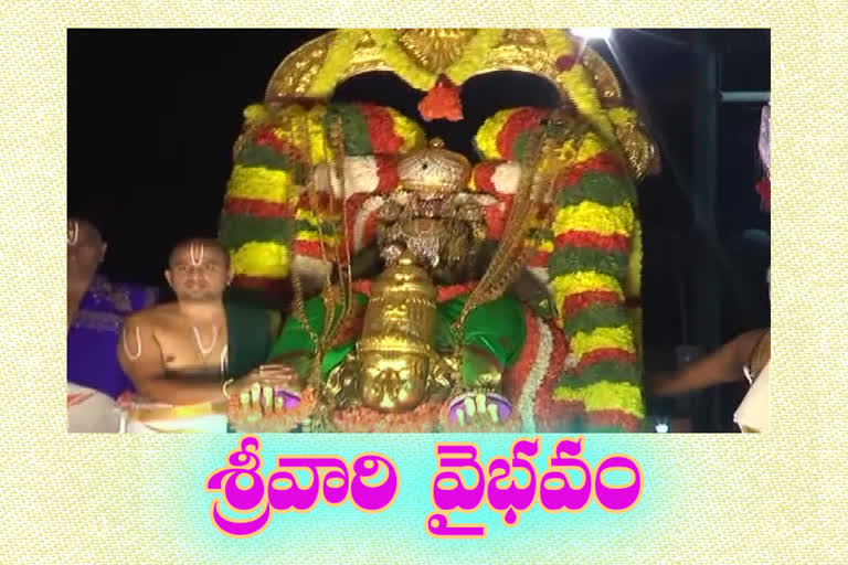 holy celebrations of garuda seva in thirumala