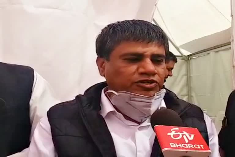 Manoj Meghwal son of Master Bhanwarlal,  Kisan Sammelan in Rajasthan