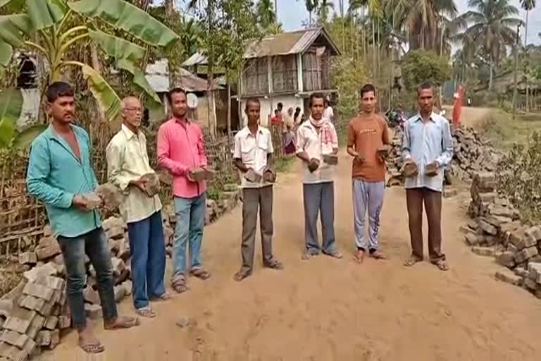 alleged anomalies in road construction at amguri in sivsagar