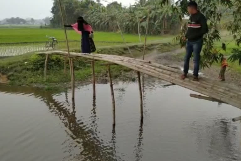 উন্নয়নৰ মুখ নেদেখা এখন গাঁও !