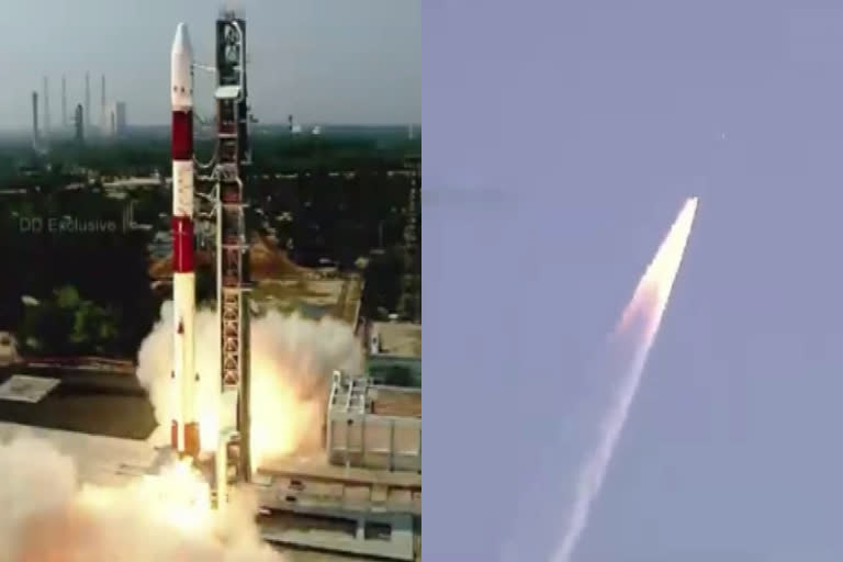 ആമസോണിയ-1  amazonia 1  isro  pslv  pslv rocket  pslv-c51  ശ്രീഹരിക്കോട്ട  ഐഎസ്ആർഒ  പിഎസ്എല്‍വി  പിഎസ്‌എല്‍വി-സി 51 വിക്ഷേപിച്ചു  പിഎസ്‌എല്‍വി-സി 51