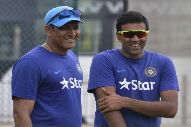 Ashwin and Kumble